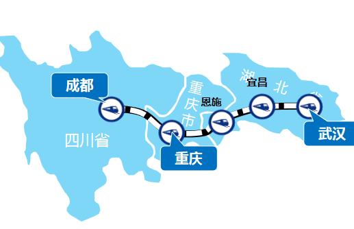 成都—武漢線高鐵列車(chē)廣告