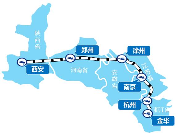 金華—西安線(xiàn)高鐵列車(chē)廣告