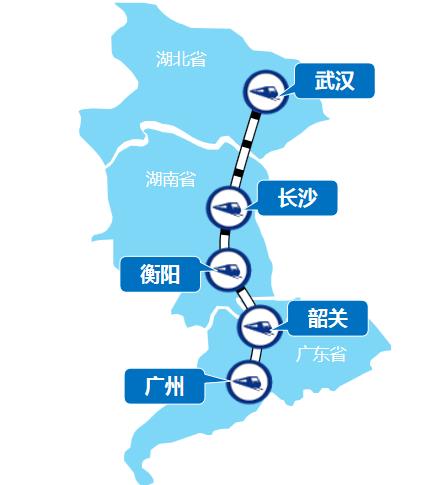 武廣高鐵列車(chē)廣告